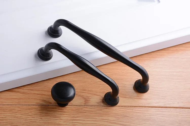 Decorex360 10 Pack Black Door and Drawer Pulls Modern and Classic Cabinet Handles