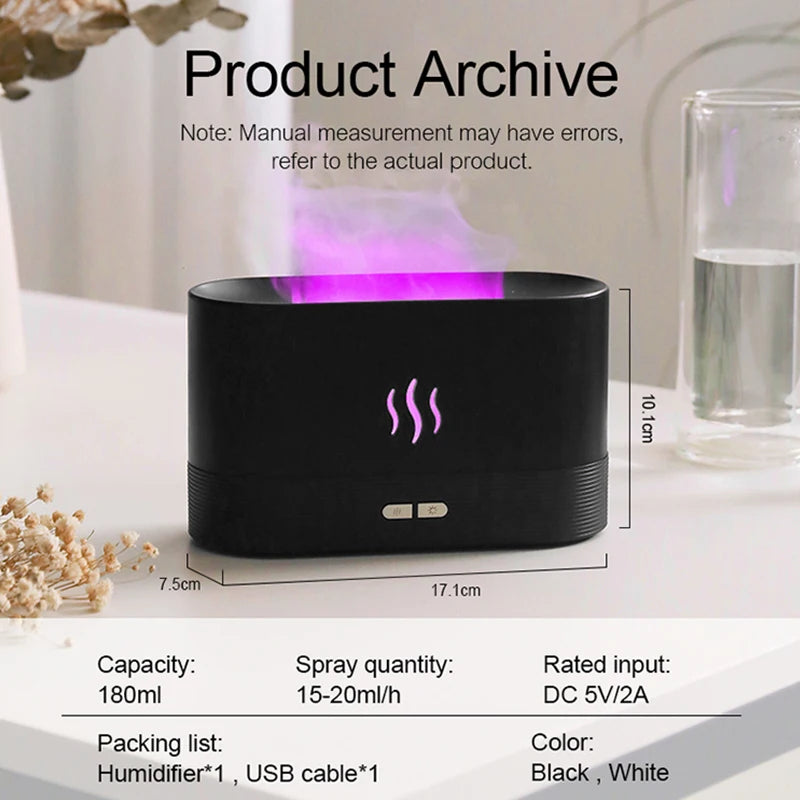 Decorex360 Usb Led Humidifier with Aroma Diffuser